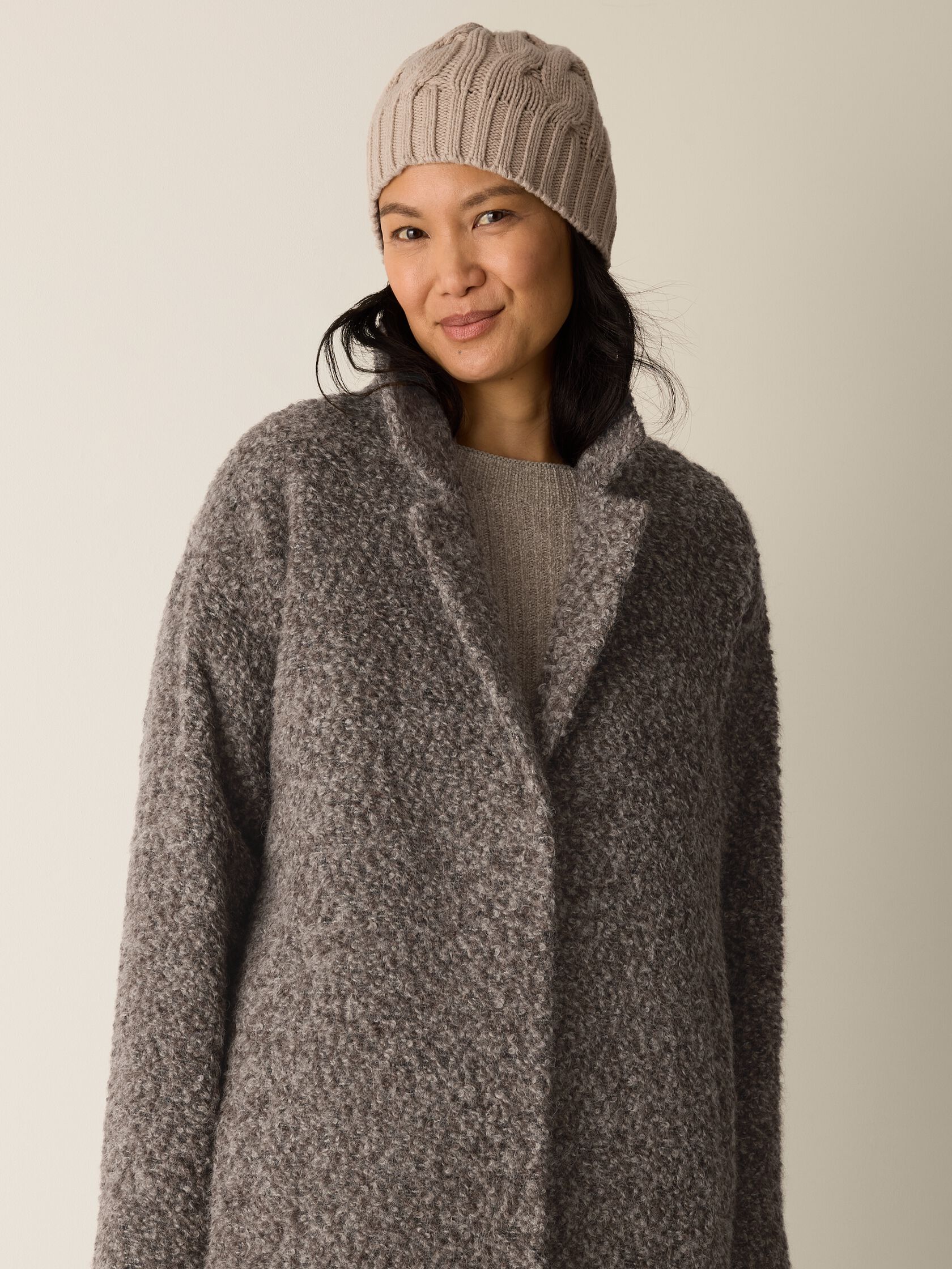 Cotton and Recycled Cashmere Hat