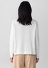 Organic Linen Cotton Slub Bateau Neck Top
