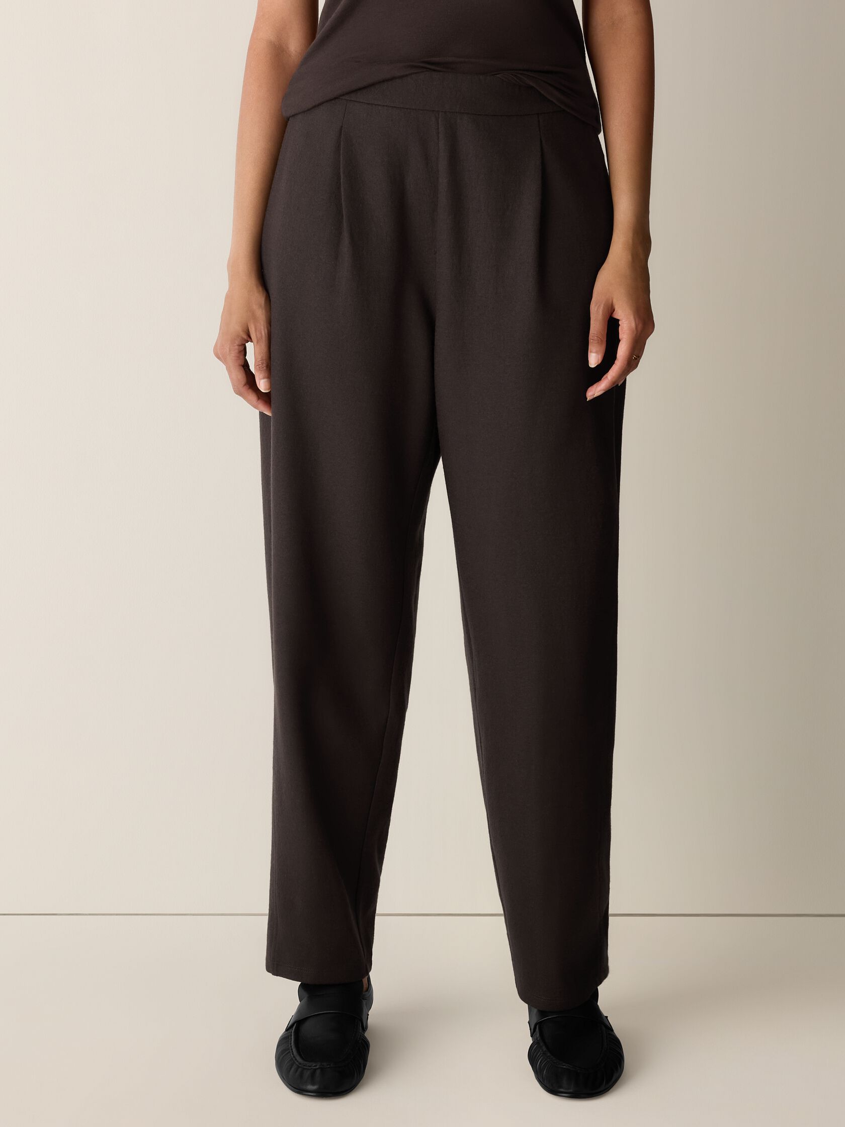 Felted Wool Jersey Lantern Pant in Regenerative Wool