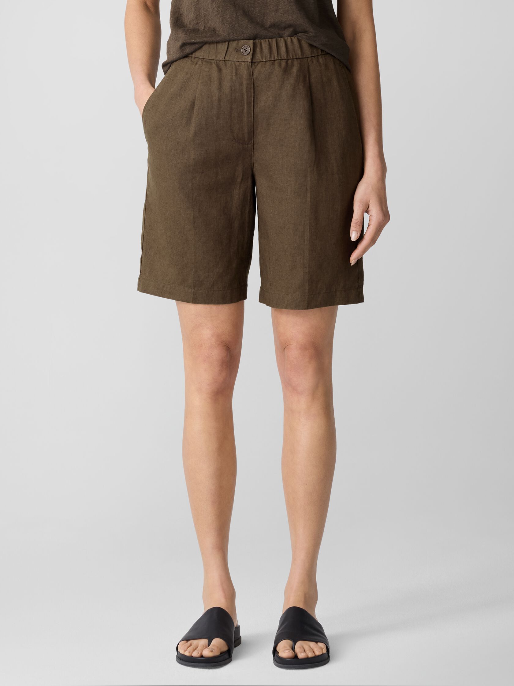 Organic Linen Shorts