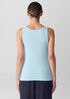 Organic Cotton Stretch Rib Scoop Neck Tank