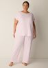 Organic Cotton Interlock Jewel Neck Sleep Tee
