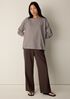 Striped Organic Cotton Slub Bateau Neck Top