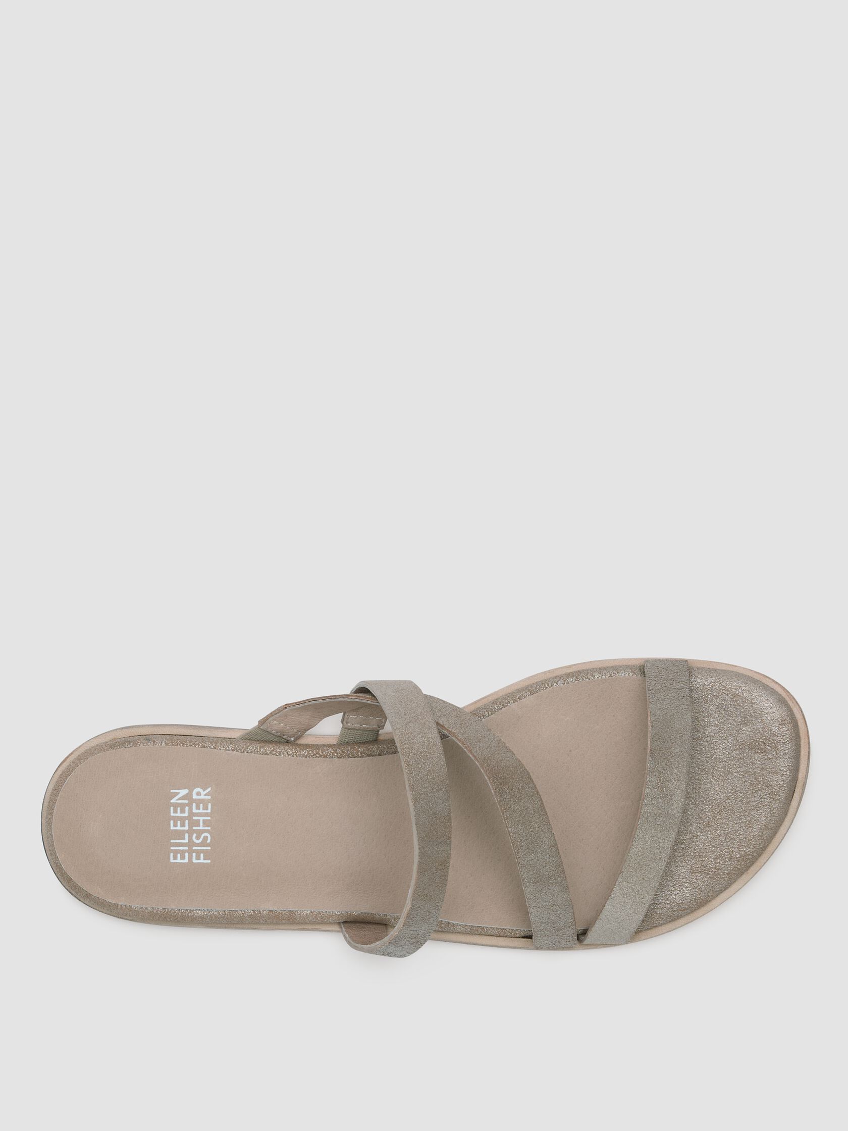 Kira Metallic Suede Sandal