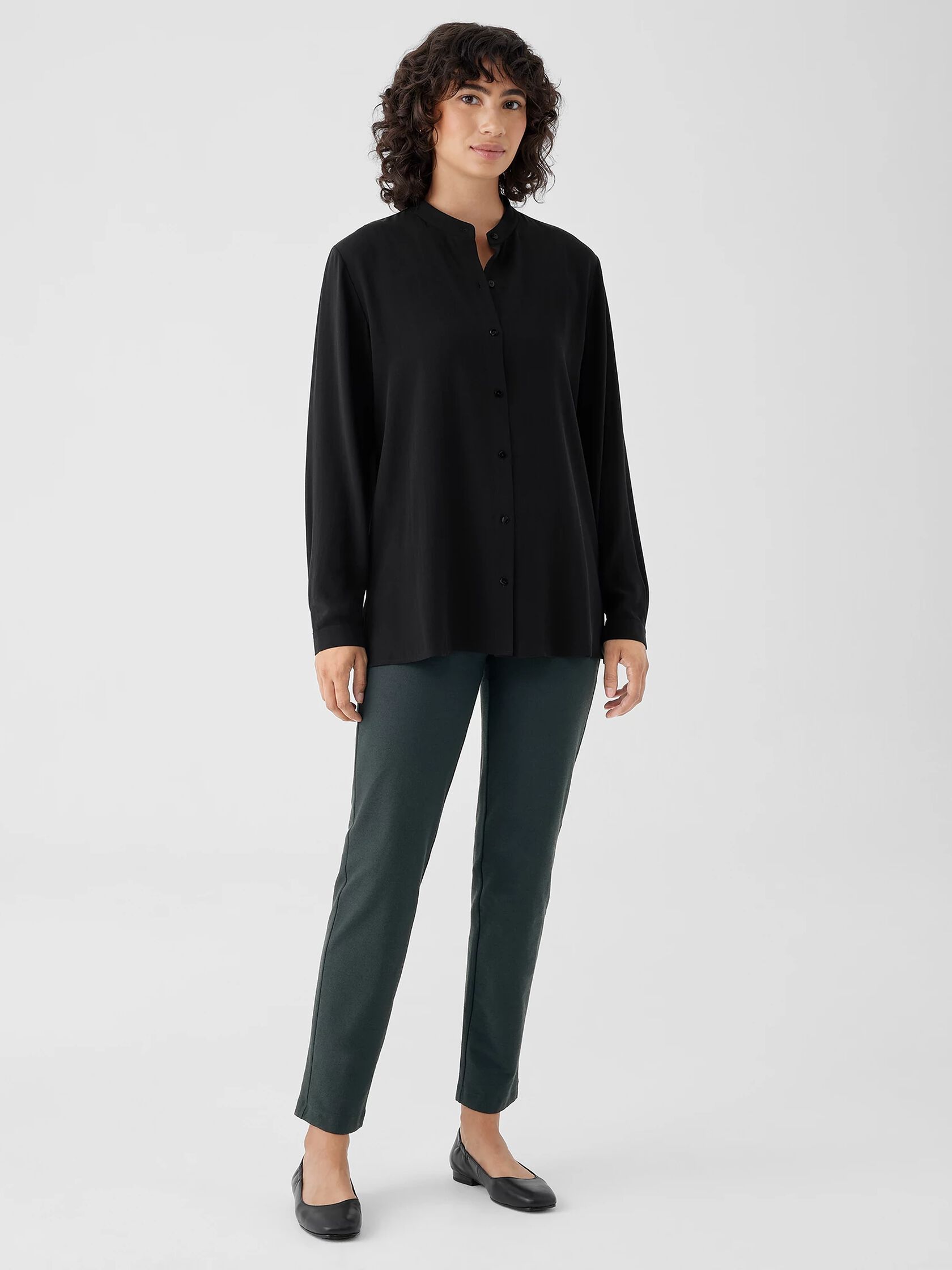 Washable Stretch Crepe Pant