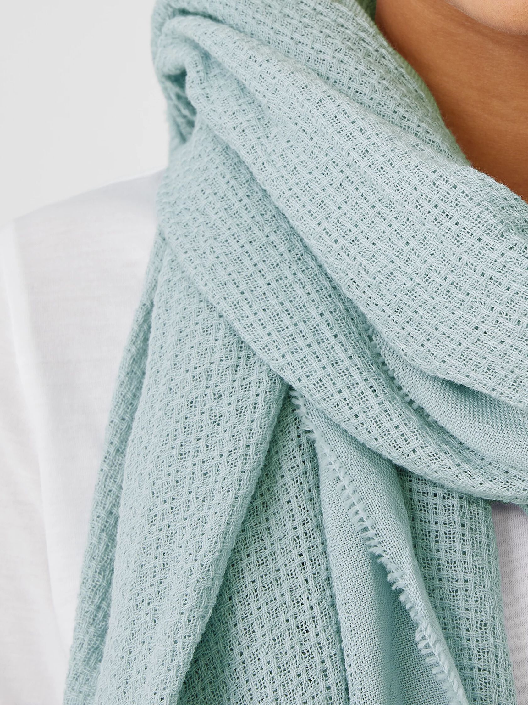 Organic Cotton Open Weave Scarf