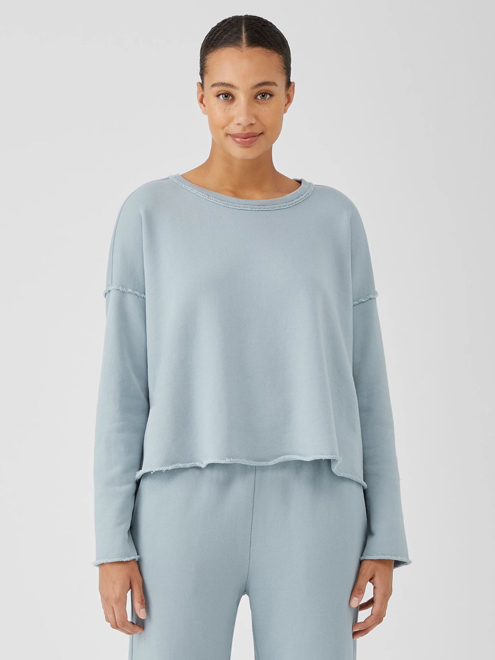 Organic Cotton French Terry Box-Top