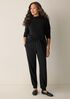 Waffle Cotton Blend Doubleknit Jogger Pant
