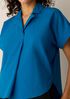 Organic Cotton Poplin Notch Collar Shirt