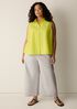 Organic Cotton Poplin Classic Collar Sleeveless Shirt
