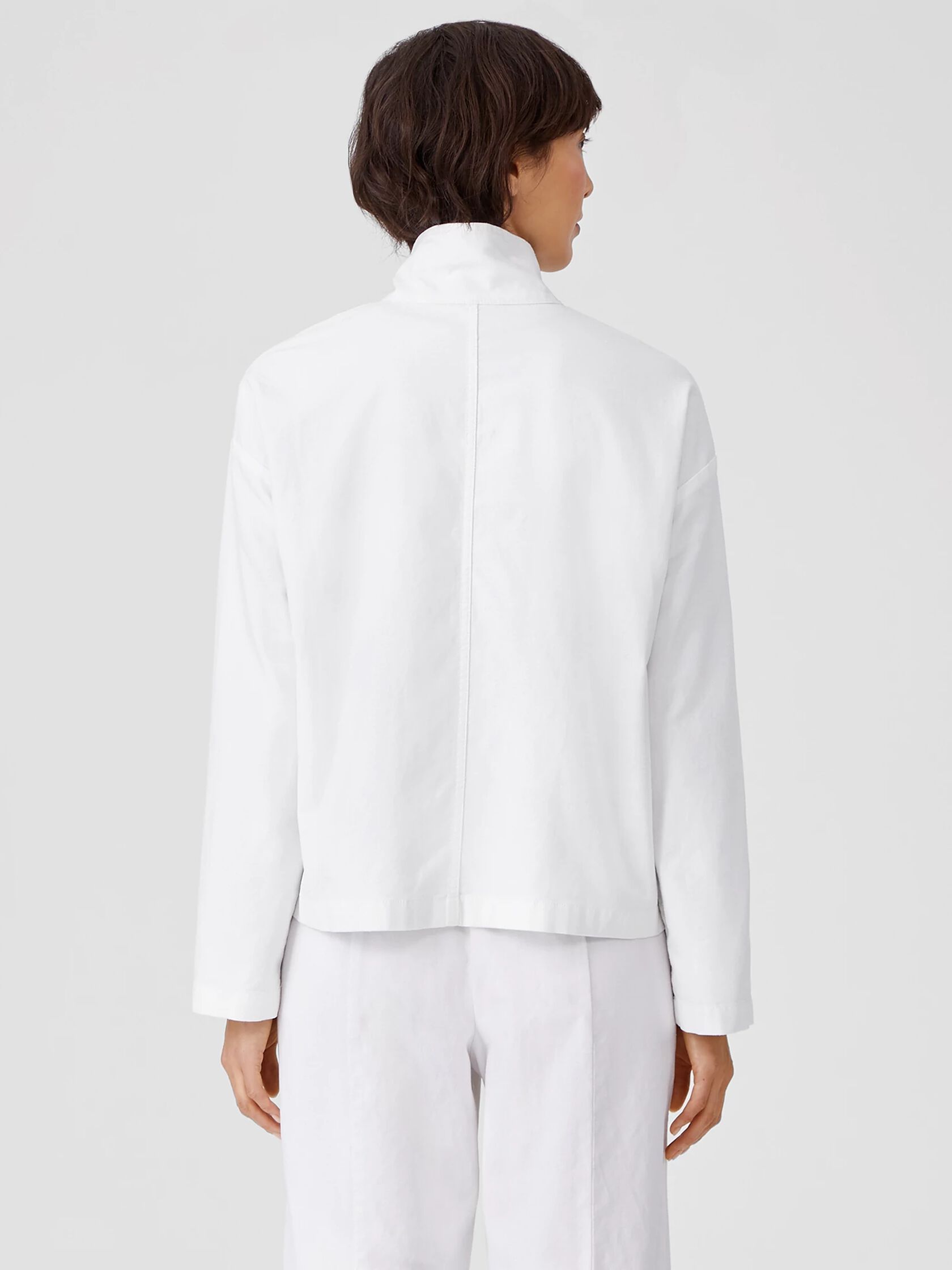 Organic Cotton Hemp Stand Collar Jacket