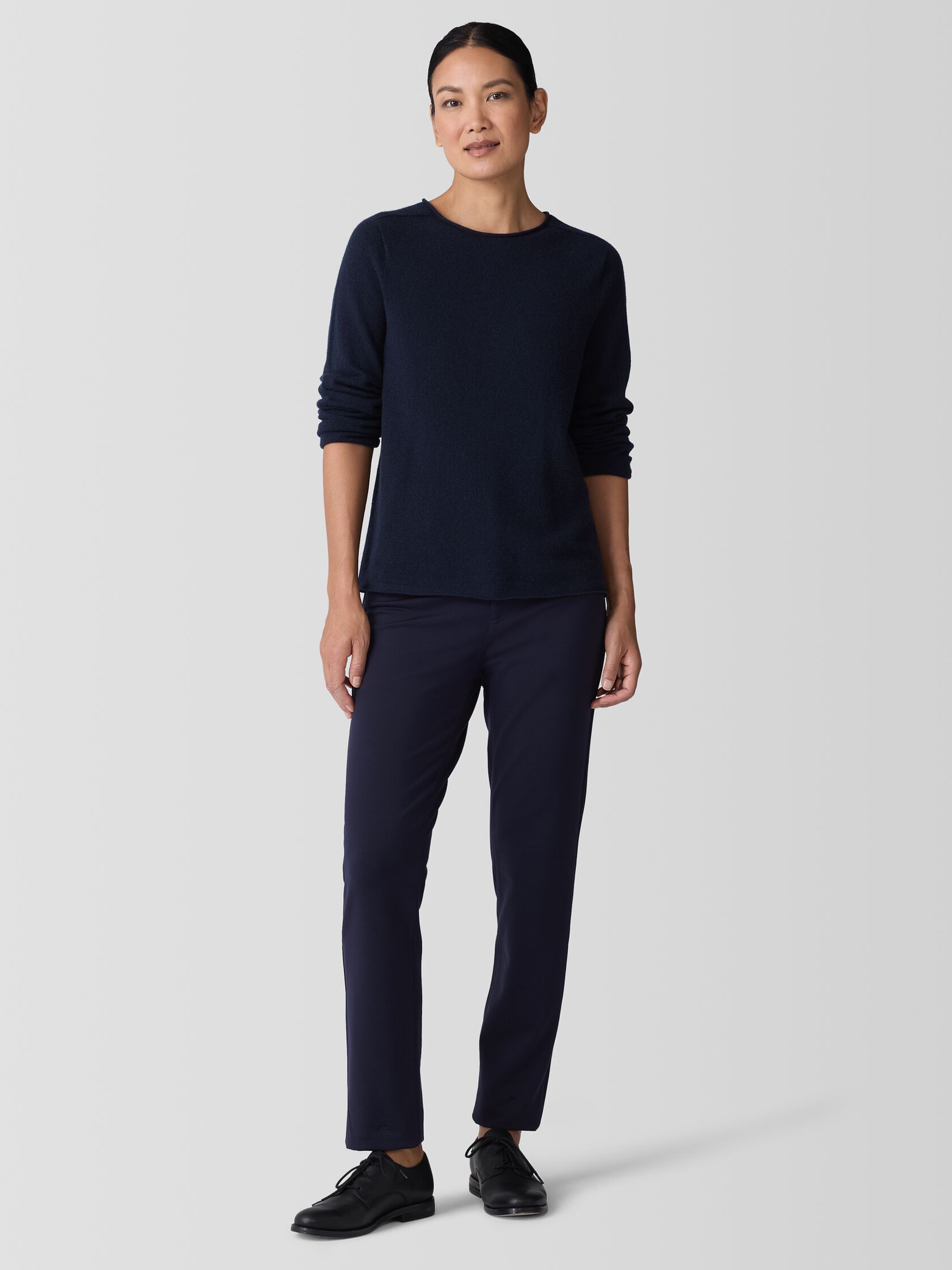 Italian Cashmere Crew Neck Top