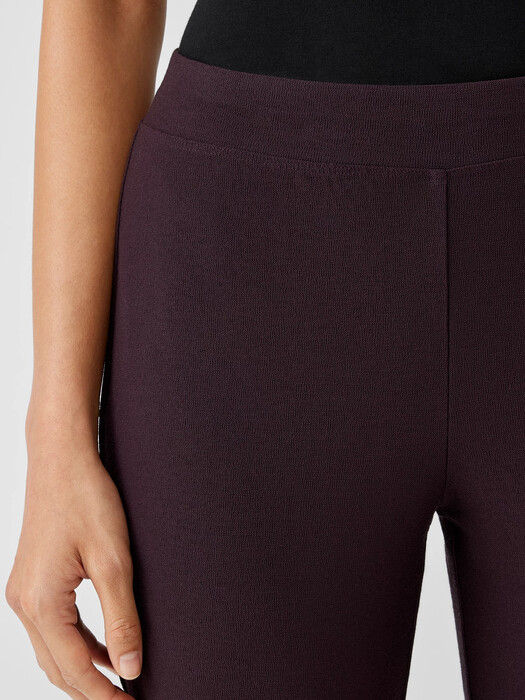 Washable Stretch Crepe Slim Pant