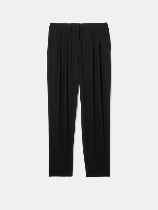 Silk Georgette Crepe Pleated Pant