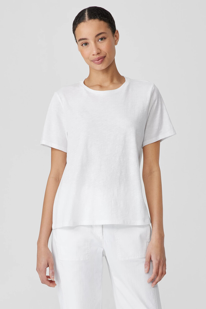 Organic Cotton Slubby Jersey Tee Organic Cotton Slubby Jersey Tee