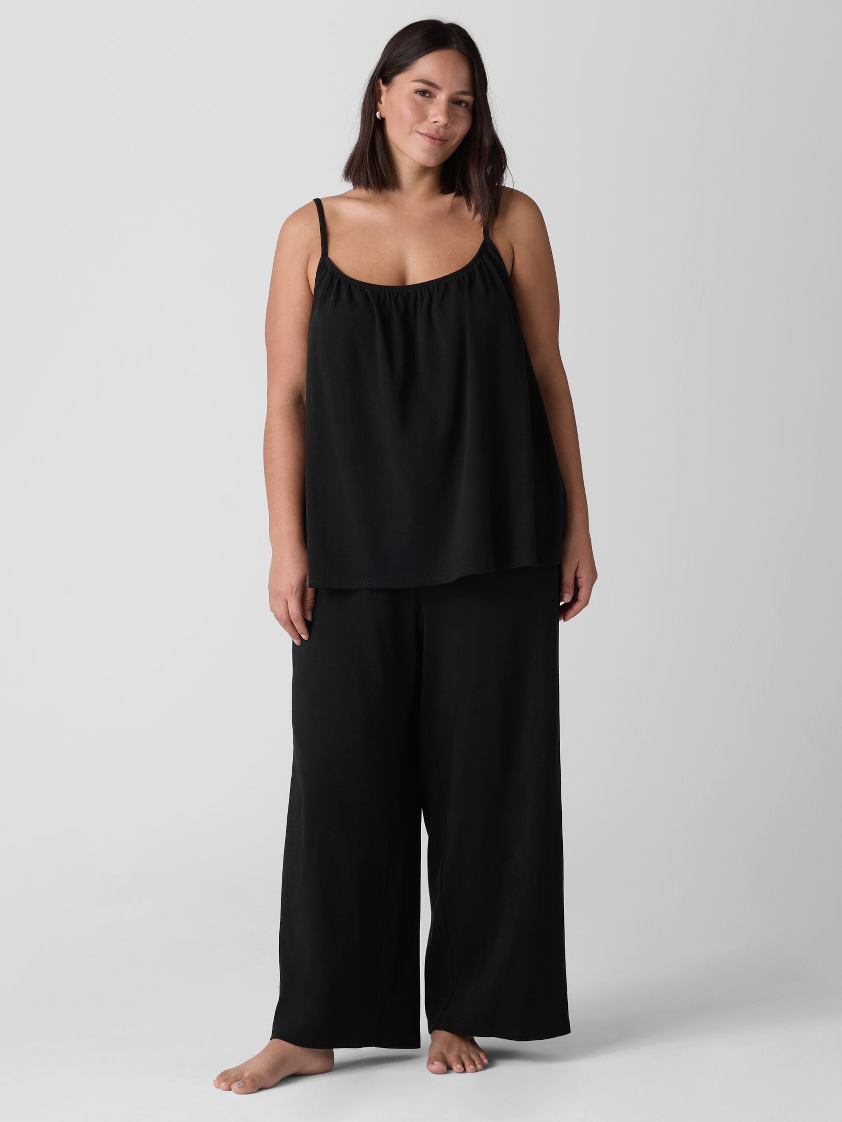 Organic Cotton Interlock Sleep Cami