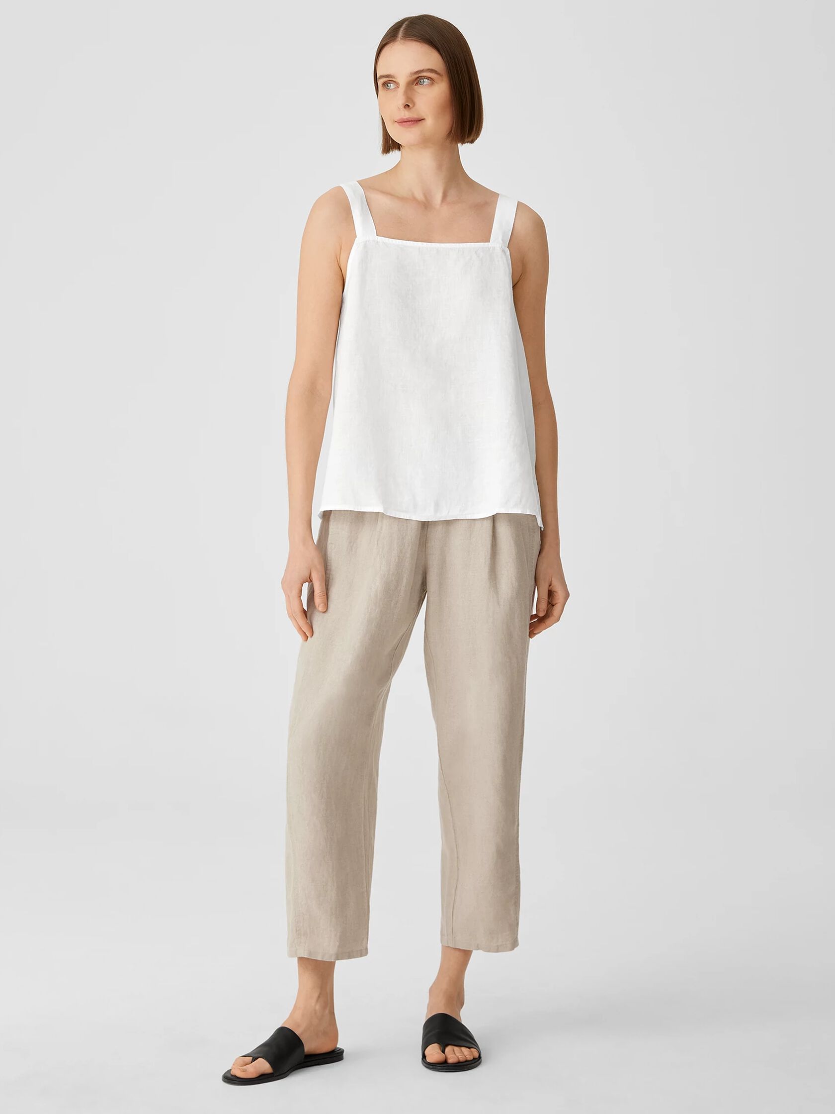 Organic Handkerchief Linen Tank