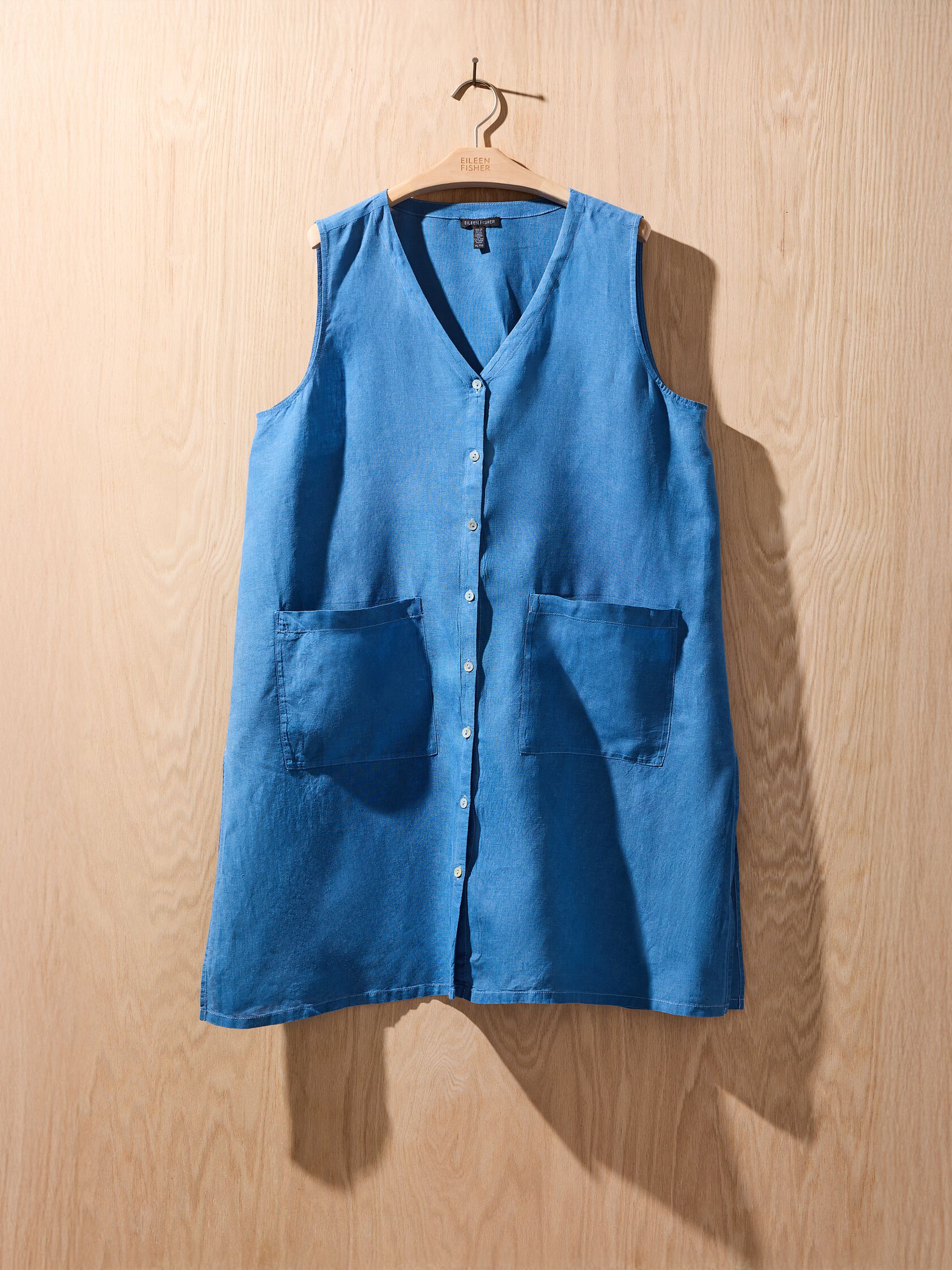 Renew Organic Handkerchief Linen Dress, L