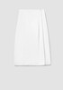 Organic Linen Wrap Skirt