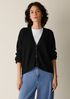 Peruvian Cotton Blend V-Neck Cardigan