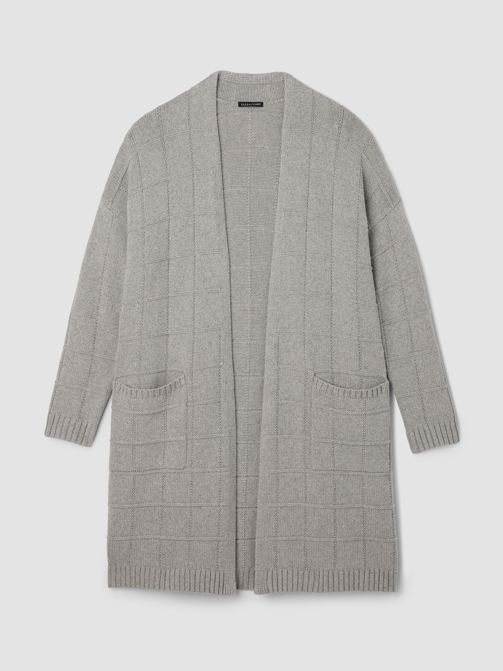 Cotton & Recycled Cashmere Long Cardigan
