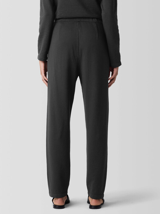 Garment-Dyed Terry Slouchy Pant