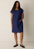 Organic Cotton Pucker Round Neck Dress