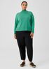 Merino Jersey Turtleneck Top in Regenerative Wool