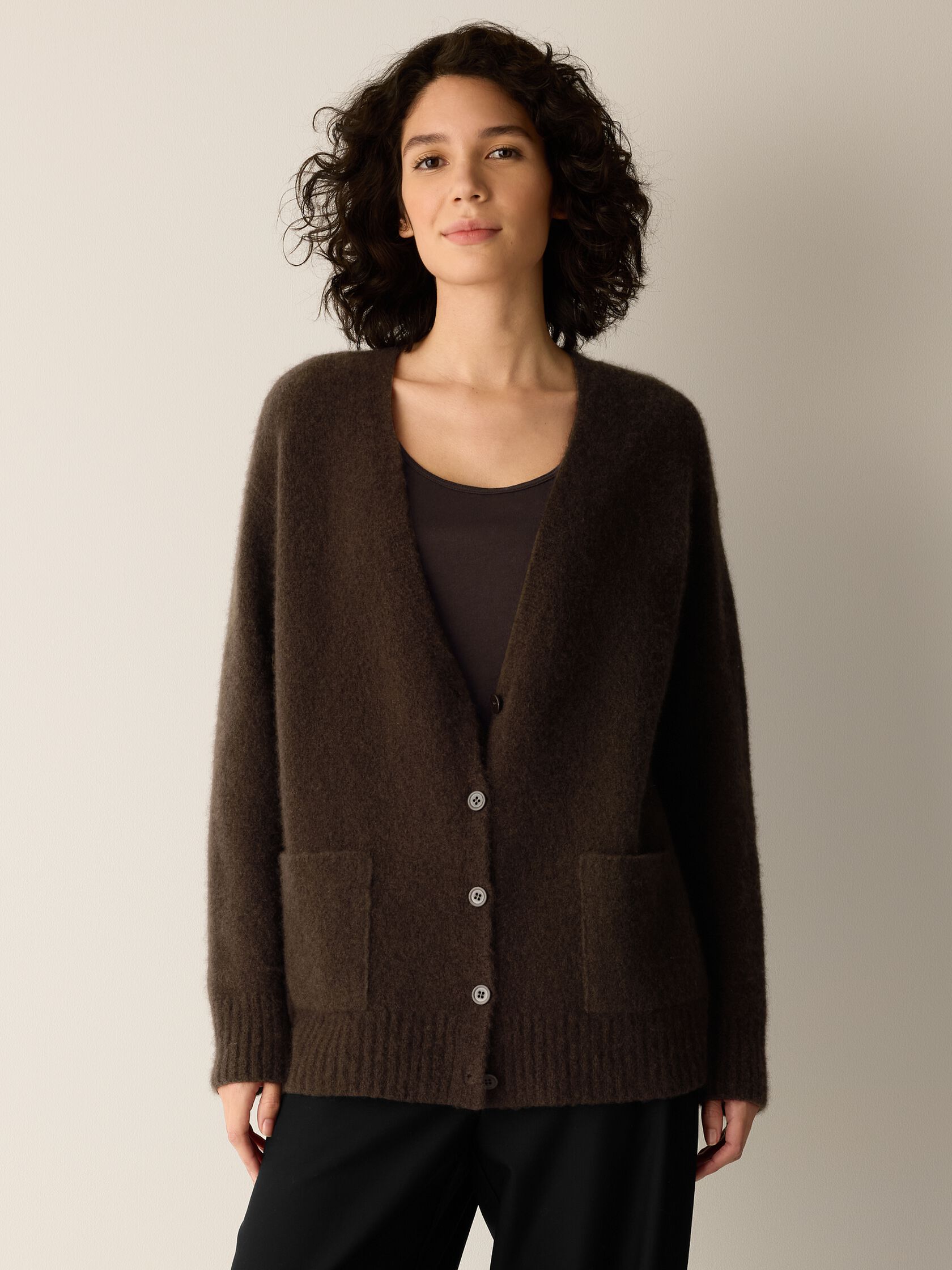Cashmere Silk Bliss Slouchy Long Cardigan