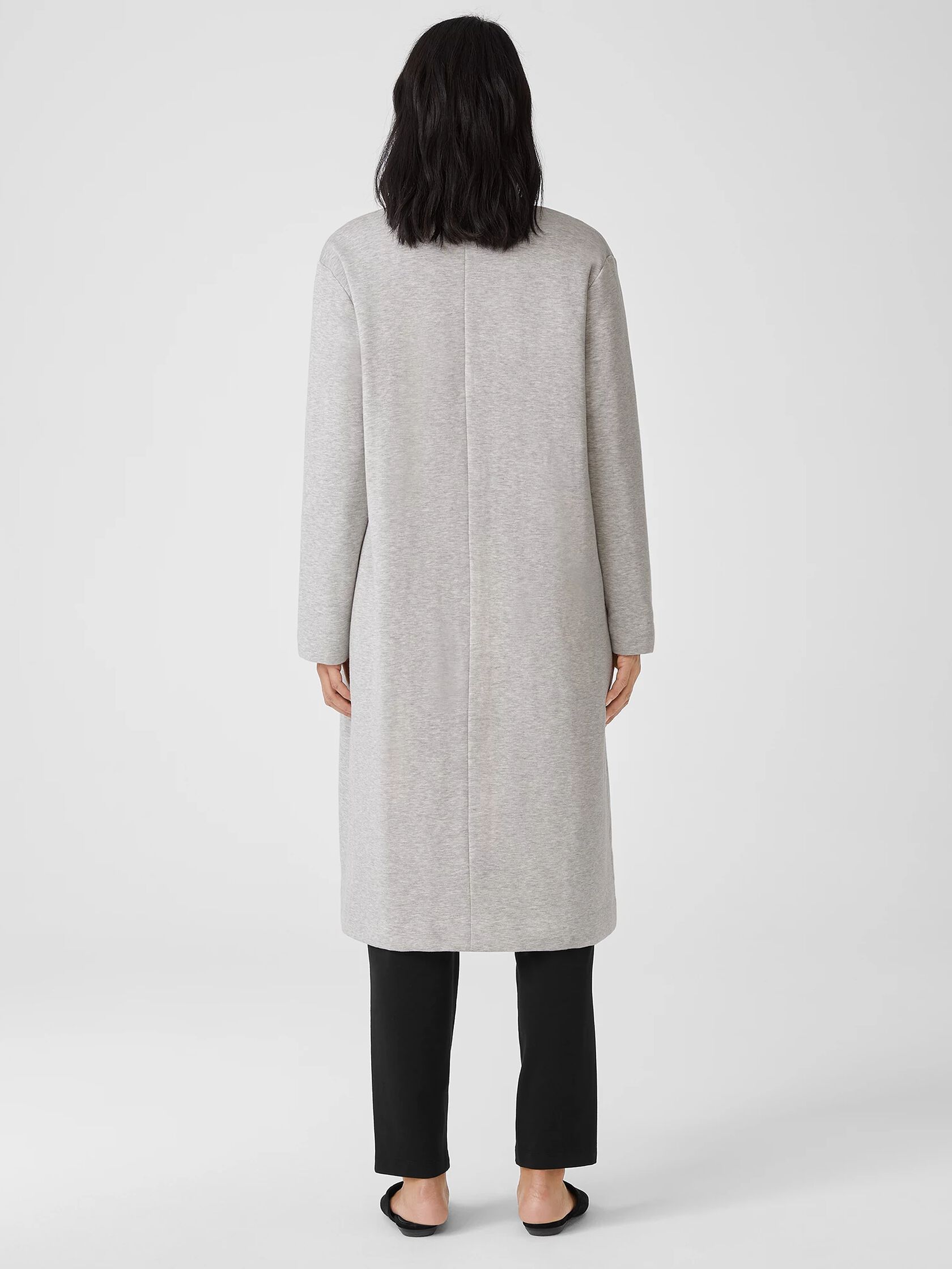 Cozy Brushed Terry Padded Coat