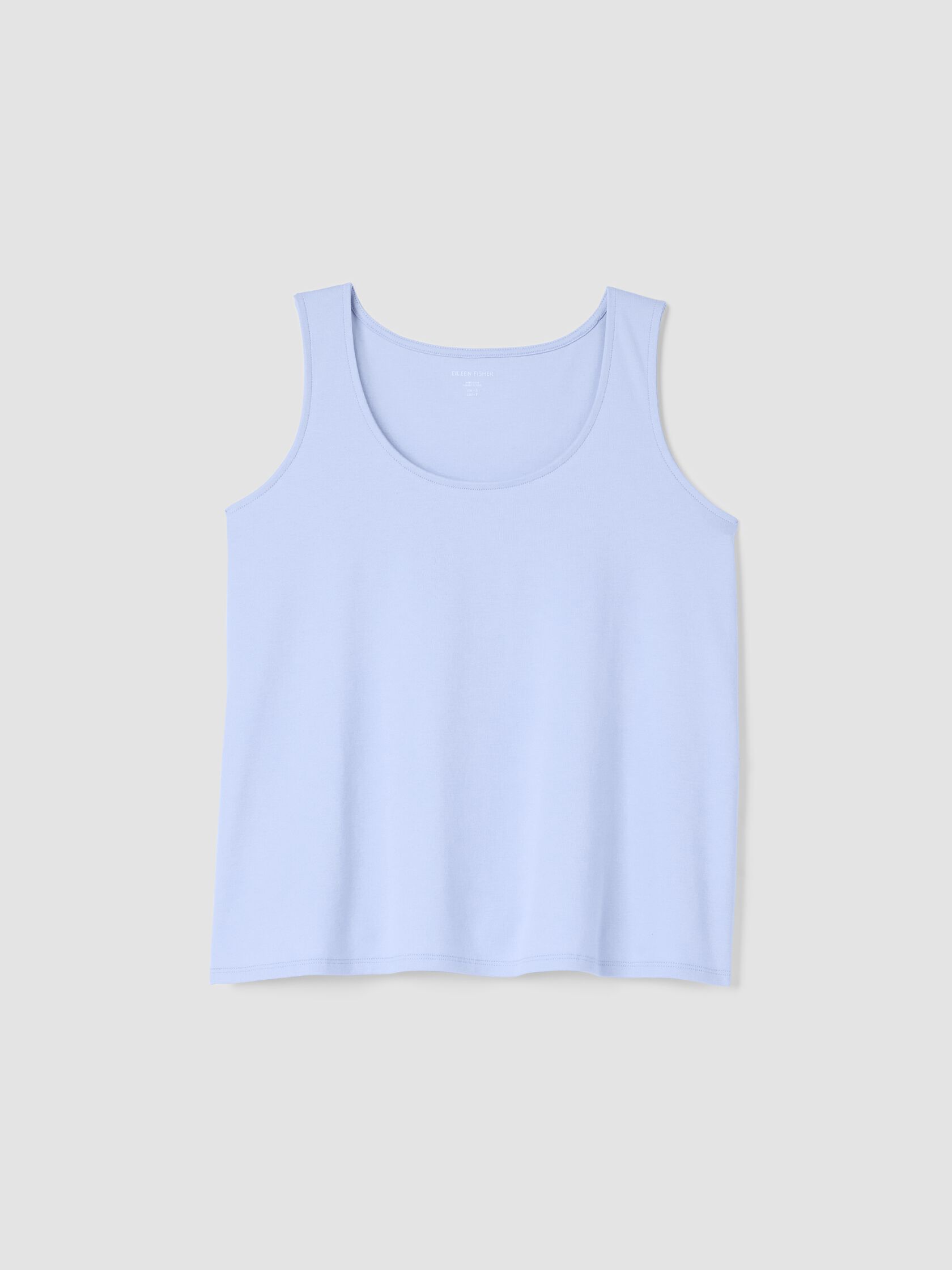 Organic Cotton Interlock U-Neck Sleep Tank