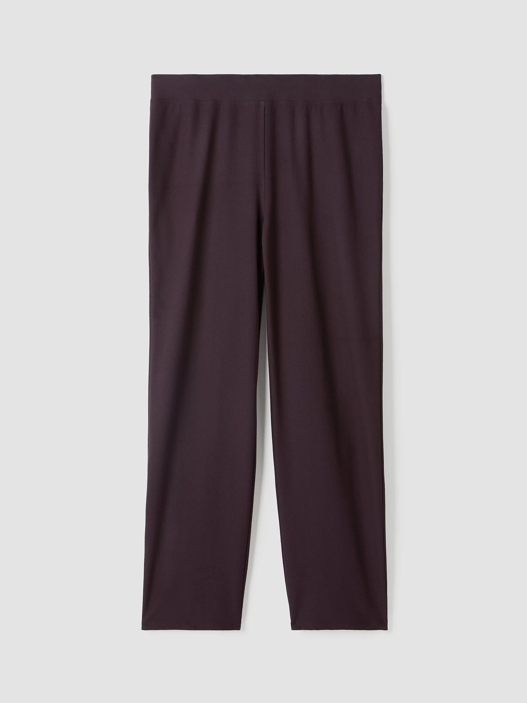 Washable Stretch Crepe Straight Pant