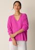 Italian Cashmere V-Neck Top
