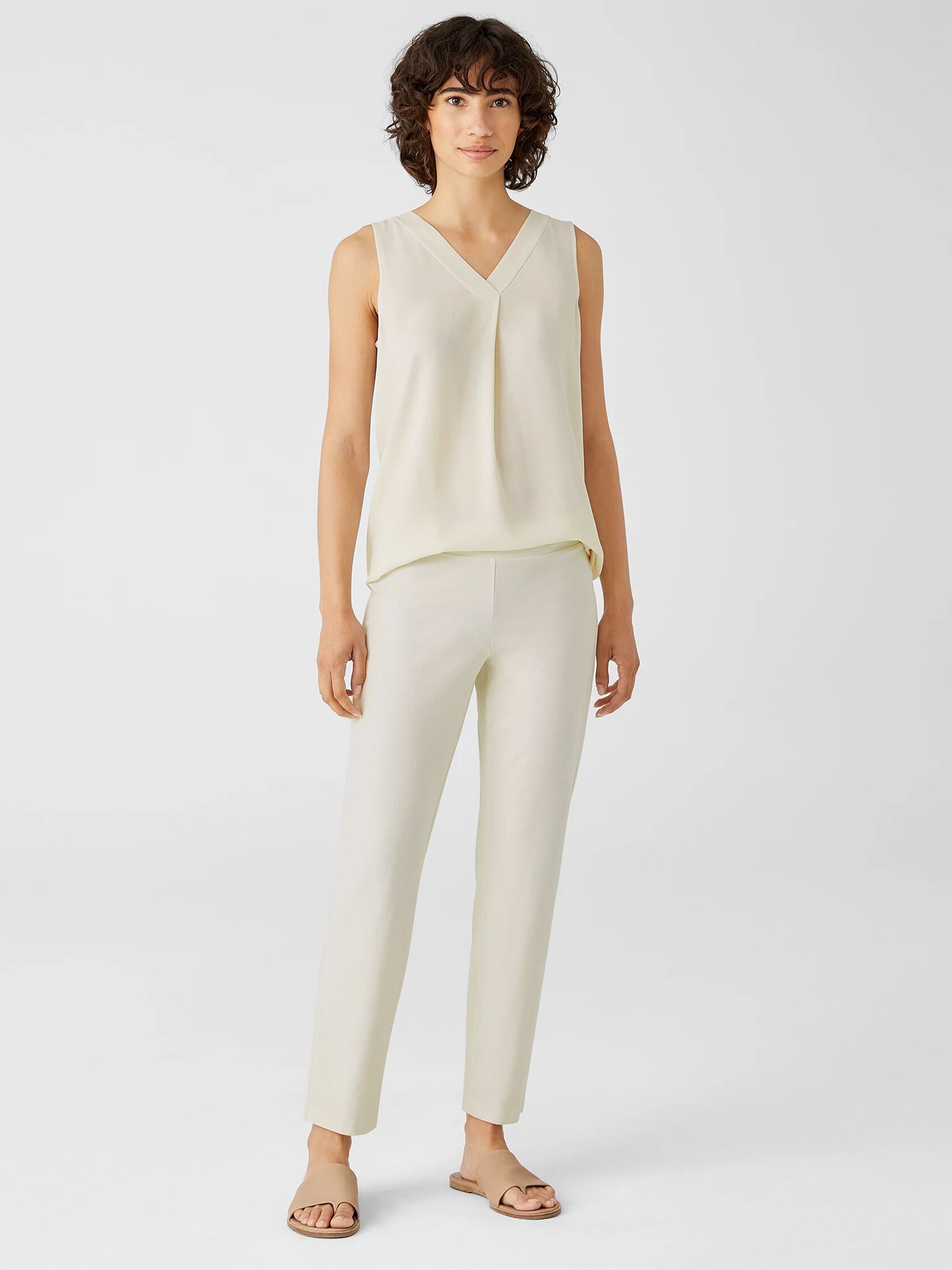 Washable Stretch Crepe Pant