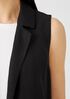 Linen Blend Long Vest