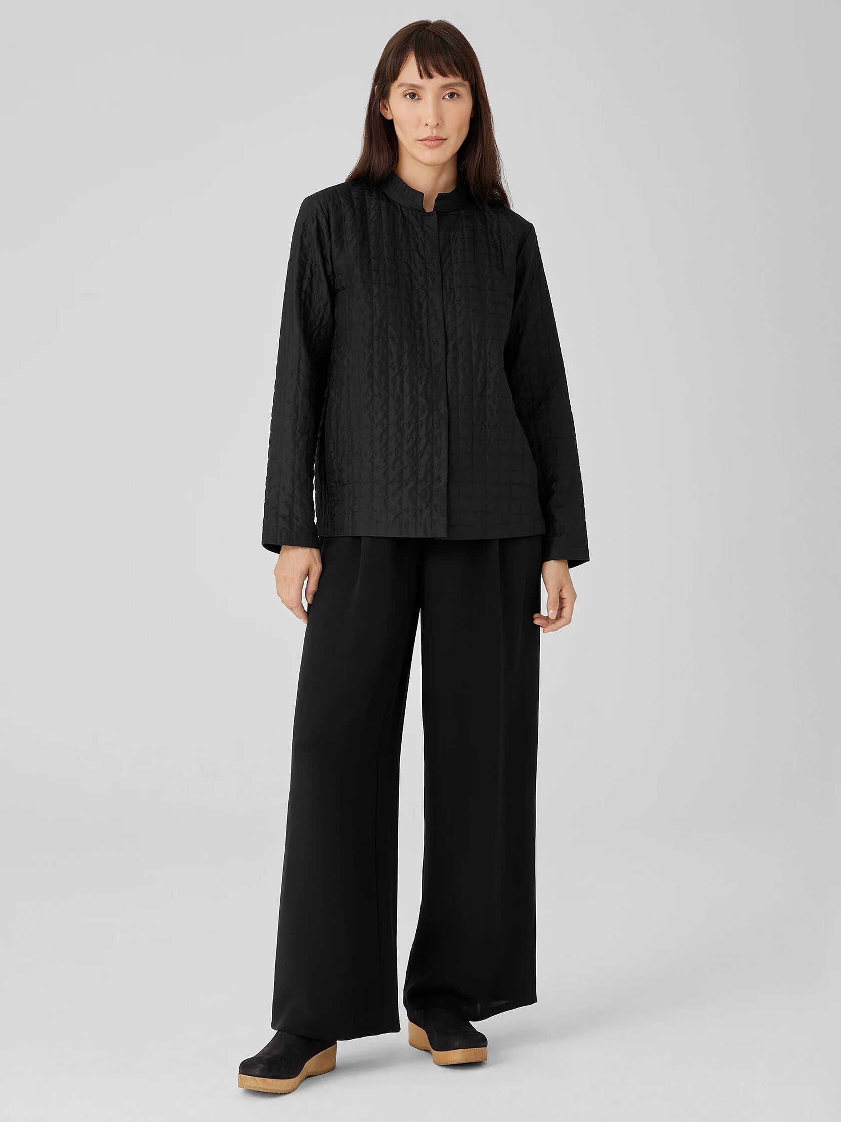 Silk Habutai Quilted Jacket