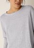 Striped Organic Linen Jersey Long-Sleeve Tee