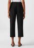 Washable Stretch Crepe Straight Pant