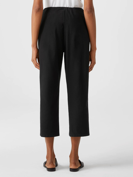 Washable Stretch Crepe Straight Pant