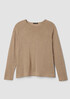 Superfine Merino Crew Neck Top in Regenerative Wool