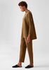 Cozy Brushed Terry Funnel Neck Tunic