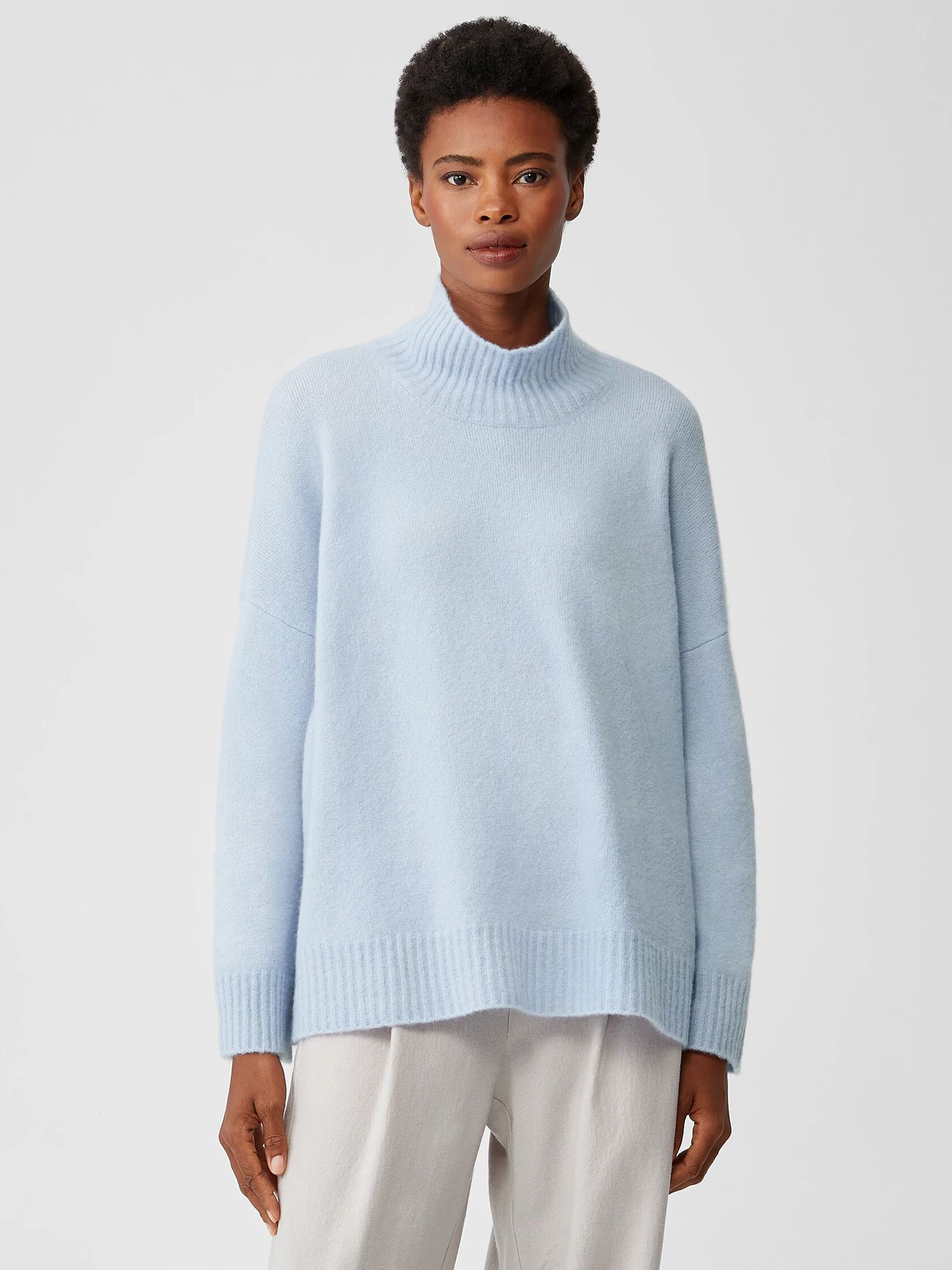 Cashmere Silk Bliss Turtleneck Box-Top