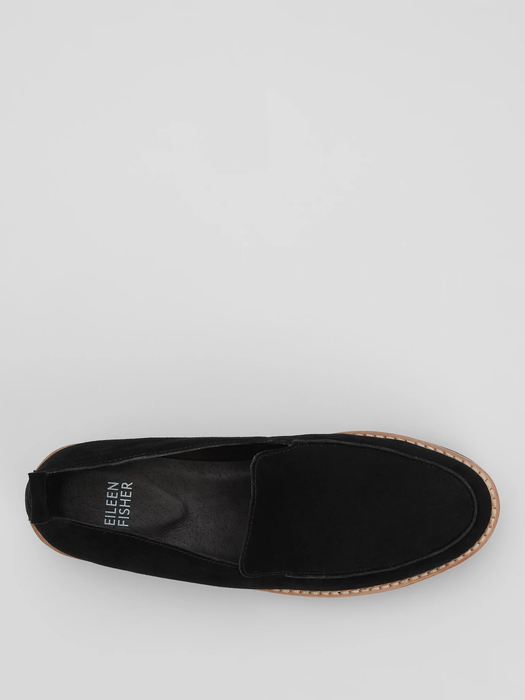 Ells Suede Loafer Wedge