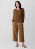 Peruvian Organic Cotton Cord Crew Neck Top