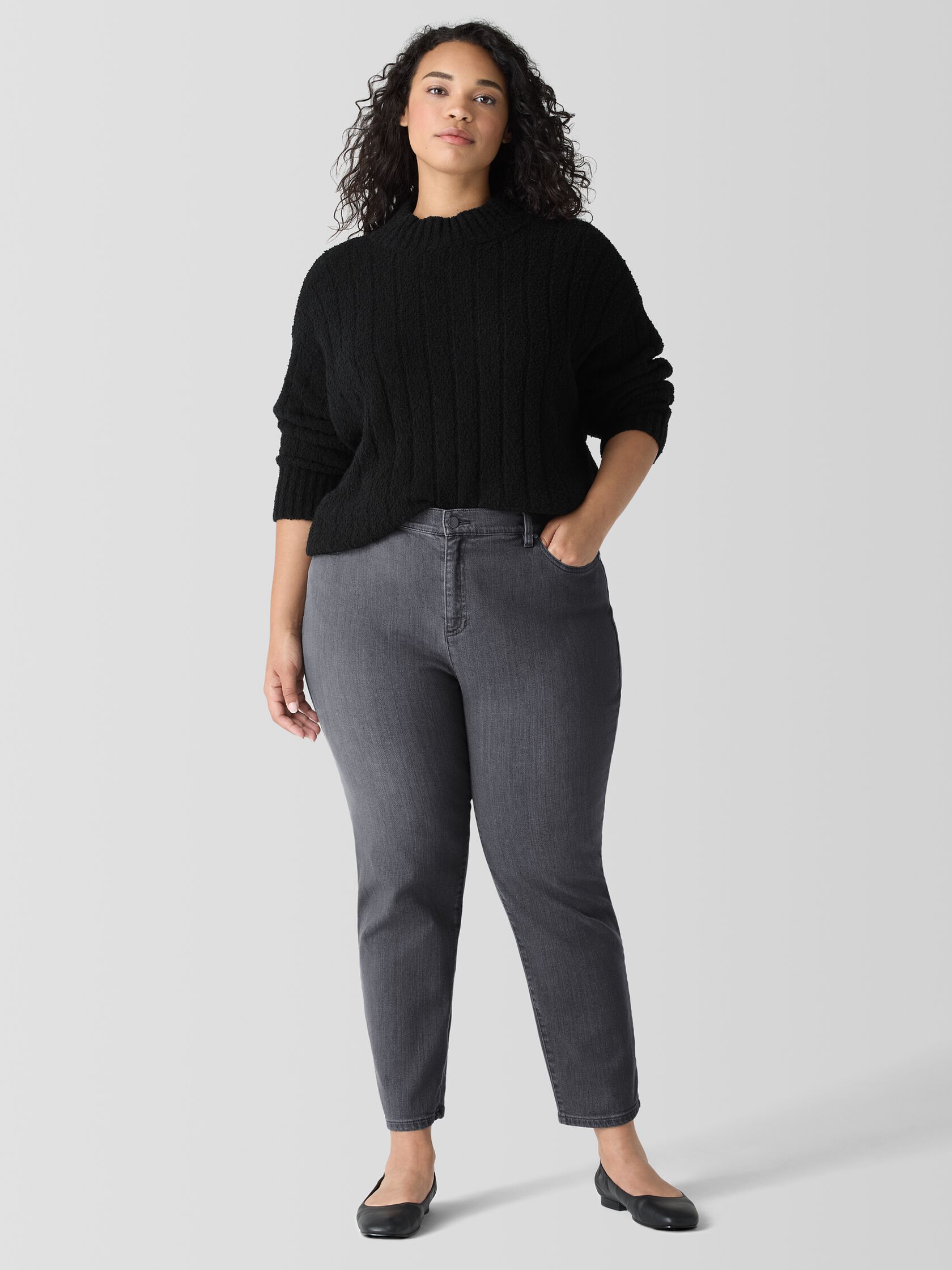Cotton Stretch Denim Slim Jean