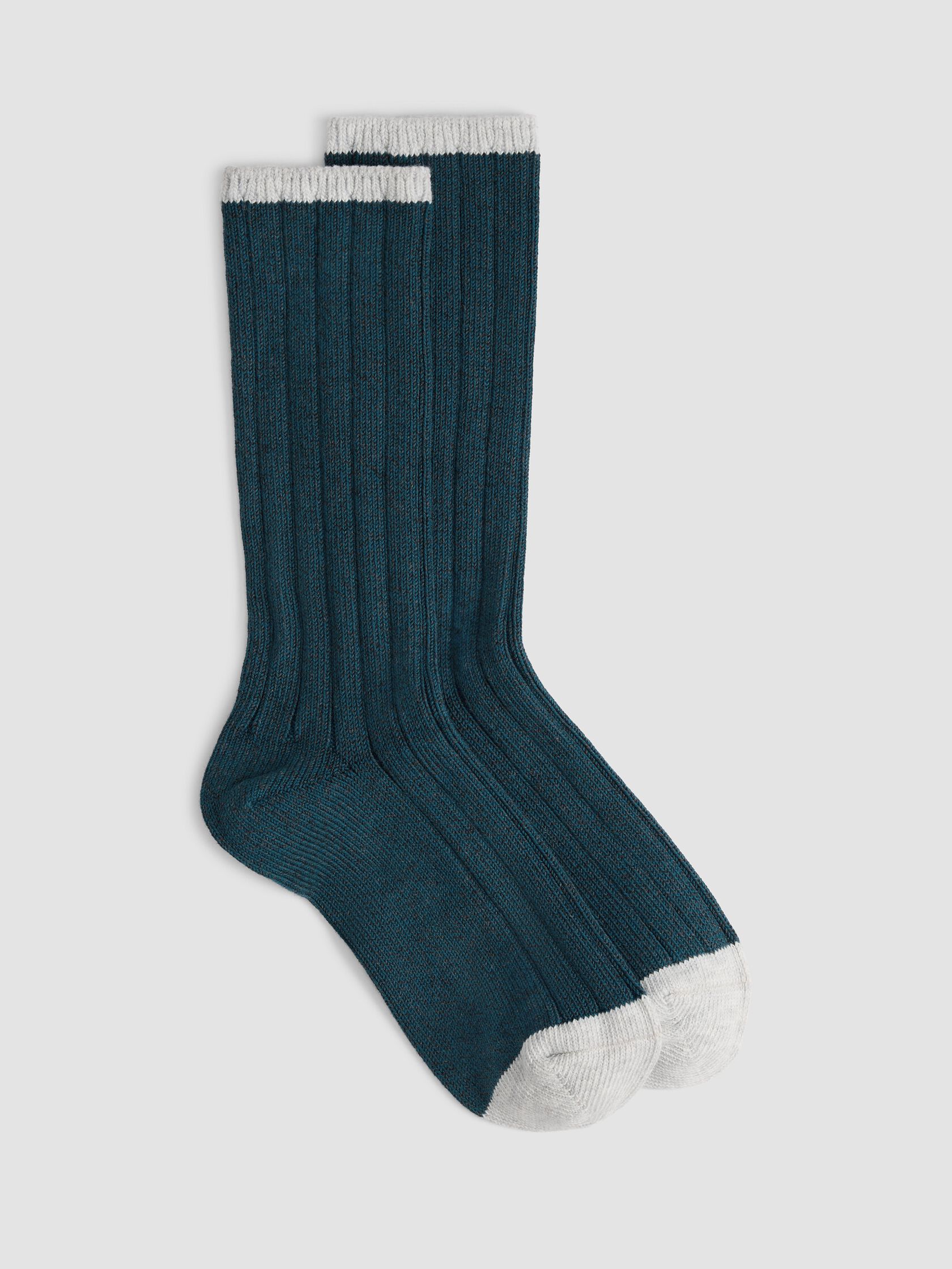 Cotton Marl Ribbed Sock