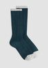 Cotton Marl Ribbed Sock