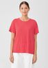 Organic Linen Jersey Crew Neck Tee
