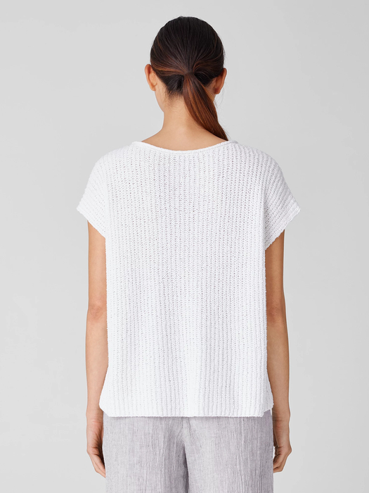 Peruvian Organic Cotton Boucle Square Top