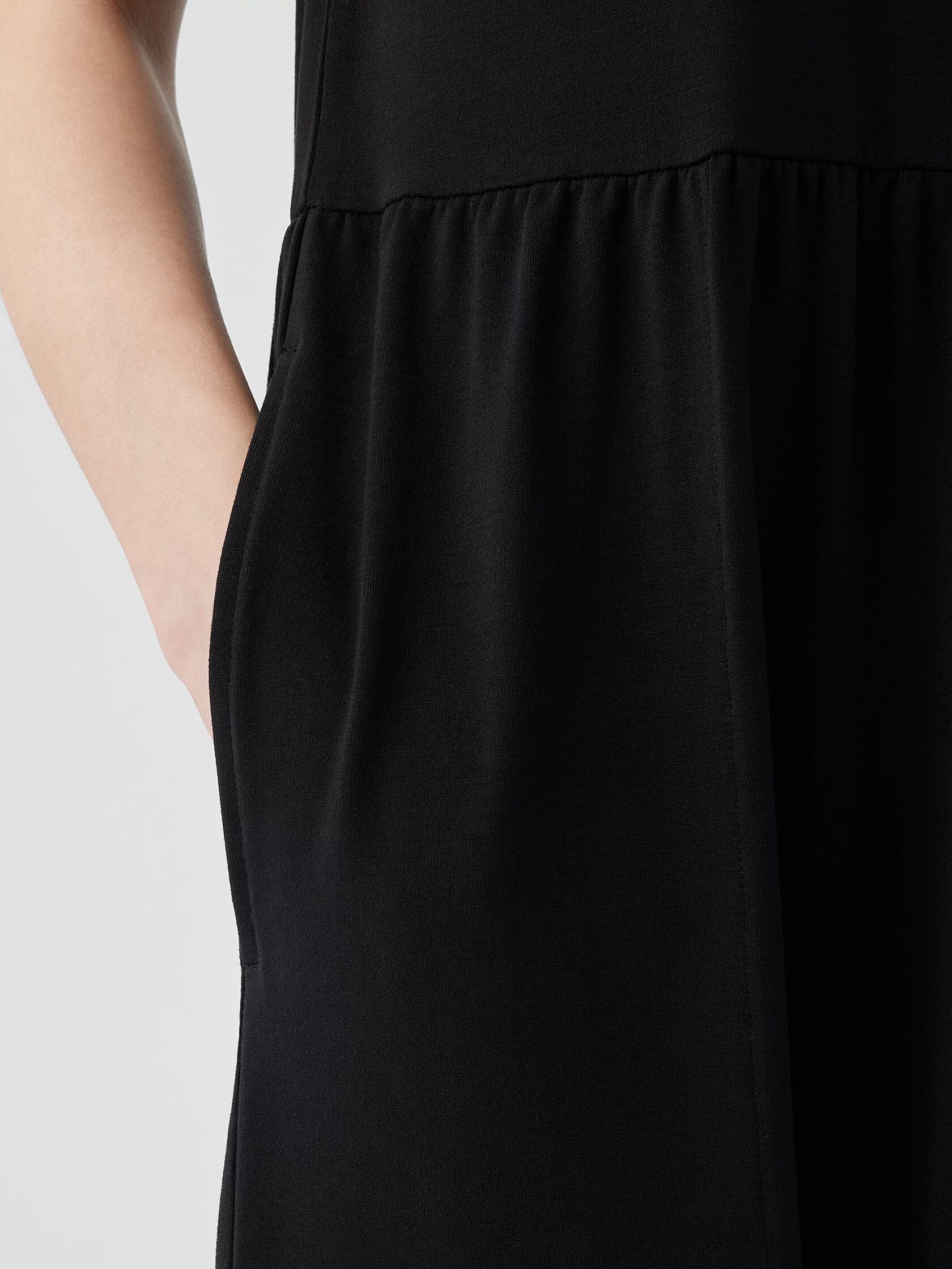 Stretch Jersey Knit Tiered Dress